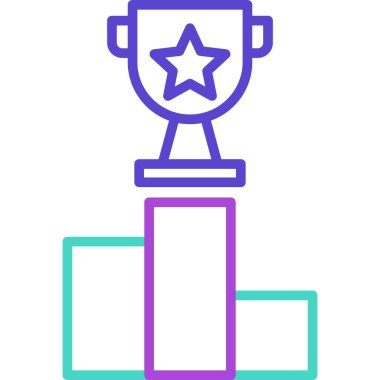 Ödül. Web simgesi basit illüstrasyon