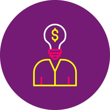 ampul simgesi vektör illüstrasyonu