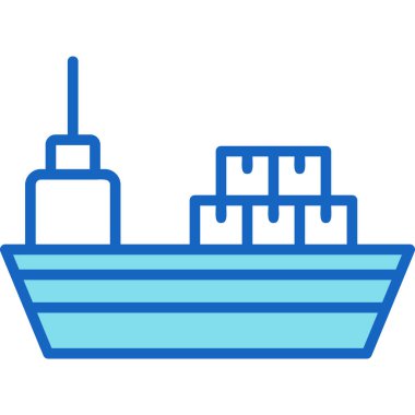 Tekne. Web simgesi basit tasarım