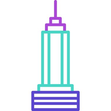 Şehir Binası. Basit illüstrasyon