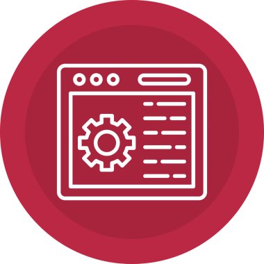 seo modern simgesinin vektör illüstrasyonu