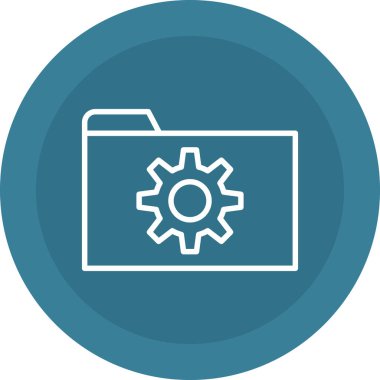 Seo simgesinin vektör illüstrasyonu
