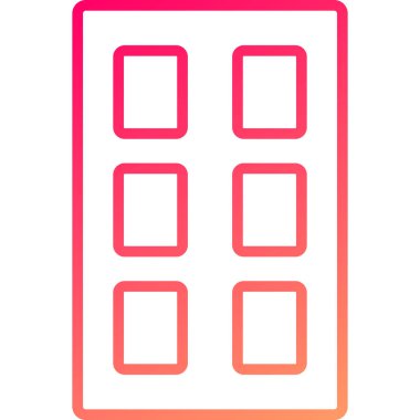 Modern yapı simgesinin vektör illüstrasyonu