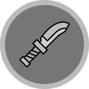 kılıç simgesi vektör illüstrasyonu