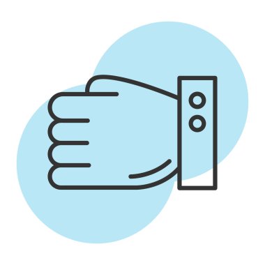 Bir kredi kartı tutuyor.