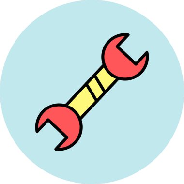 Çekiç. Web simgesi vektör illüstrasyonu