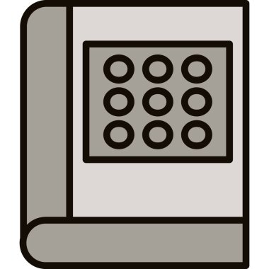 Modern bir simgenin vektör illüstrasyonu