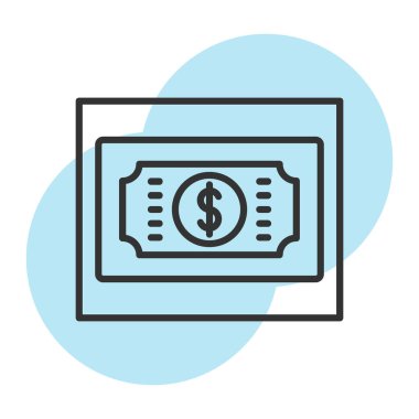 para düz simgesi beyaz arkaplan, vektör, illüstrasyon izole