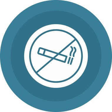 Hiçbir yasaktır vektör satırı simgesi