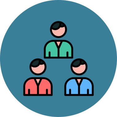 İnsan simgesinin vektör illüstrasyonu