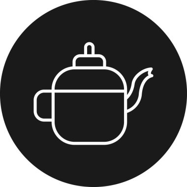 Çay fincanı simgesi, basit biçim