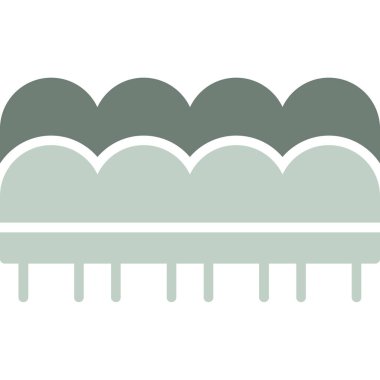 kış kar simgesi, basit vektör illüstrasyonu