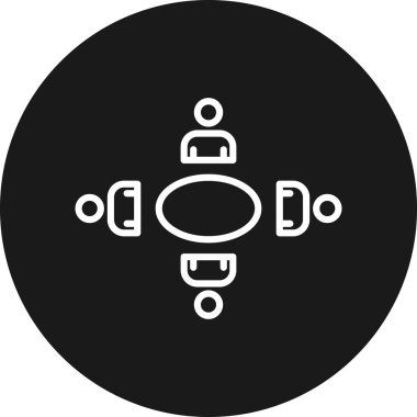 seo modern simgesinin vektör illüstrasyonu