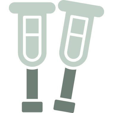 Tıbbi araç simgesinin vektör illüstrasyonu