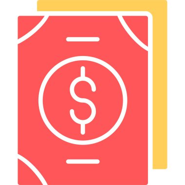 Dolar simgesi vektör illüstrasyonu