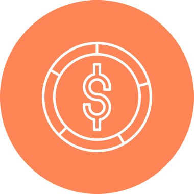 Sikke Simgesi vektör illüstrasyonu