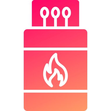 Ateş simgesinin vektör illüstrasyonu