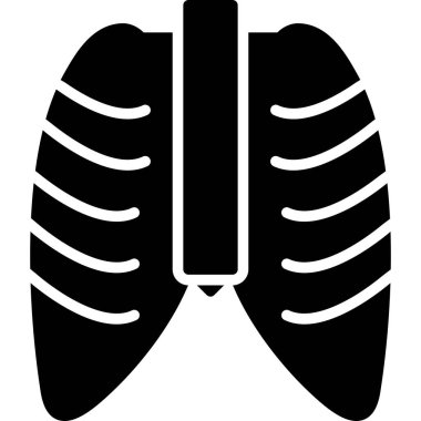 akciğerlerin vektör illüstrasyonu