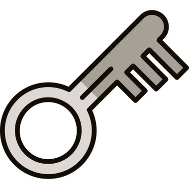 anahtar simgesi, vektör illüstrasyonu