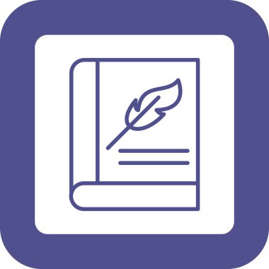 Belge simgesinin vektör illüstrasyonu