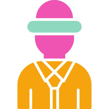 Bir adamın vektör illüstrasyonu