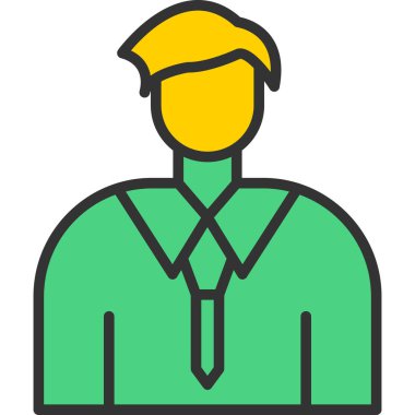 Bir iş adamının vektör çizimi