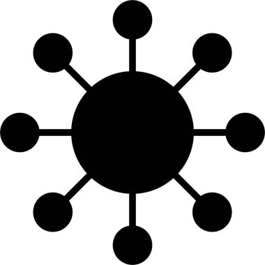 şebeke. Web simgesi basit illüstrasyon