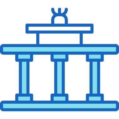 anıt simge vektör çizim