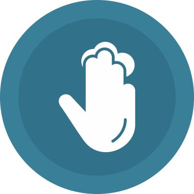 vector illustration of touch