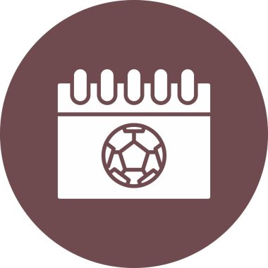 futbol topu ikonu vektör illüstrasyonu