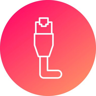 usb simge vektör illüstrasyonu