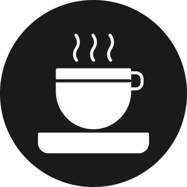 Bardak. Web simgesi basit tasarım