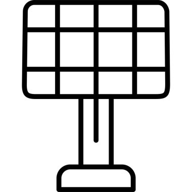 Masa Tenisi simgesi, vektör illüstrasyonu