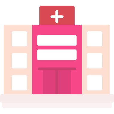 tıbbi ve sağlık renkli vektör simgesi.