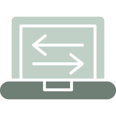 Web simgesi, vektör illüstrasyonu