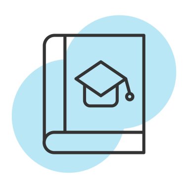 Eğitim simgesinin vektör illüstrasyonu