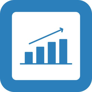 grafik düz kare vektör simgesi