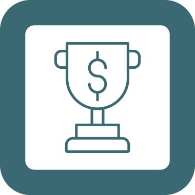 kupa simgesi izole edildi