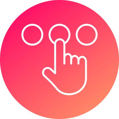 Bir simgenin vektör illüstrasyonu