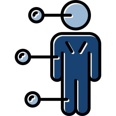 İş adamları. Basit resimleme