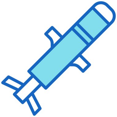 roket simgesi, vektör tasarımı