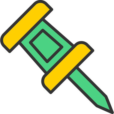 Kalem. Web simgesi vektör illüstrasyonu