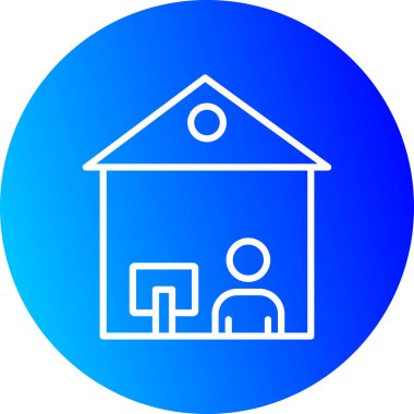 Vektör Ev simgesi illüstrasyonu