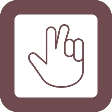 İmleç simgesi olan bir el. vektör illüstrasyonu