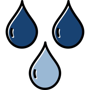 su damlası ikon vektör illüstrasyon tasarımı