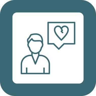 Sohbet simgesi vektör illüstrasyonu