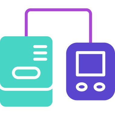 Elektronik kitap. Web simgesi basit illüstrasyon