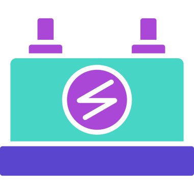 Elektrik prizi. Web simgesi basit illüstrasyon