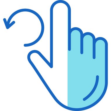 el simgesi vektör illüstrasyonu