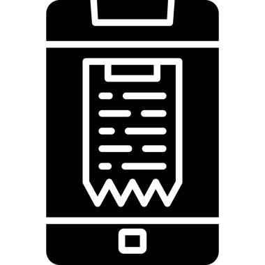 Akıllı telefon. Web simgesi basit tasarım